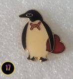 Pin PINGUÏN MET HART, Verzamelen, Verzenden, Gebruikt
