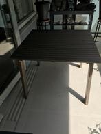 Stevige houten tafel., Ophalen, Gebruikt, Vierkant, Hout