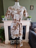 Purdey mooie bruin crème jurk riem M 38 40 Gratis Verzenden, Maat 38/40 (M), Bruin, Verzenden, Zo goed als nieuw