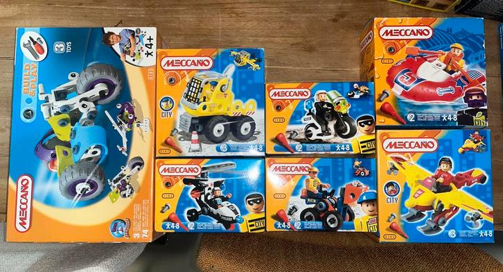 Diverse Meccano Bouwdozen, Kinderen en Baby's, Speelgoed | Kinderpuzzels, Zo goed als nieuw, 4 tot 6 jaar, 10 tot 50 stukjes, Ophalen of Verzenden
