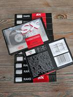 13x RAKS SX60 cassettebandjes nos seal audio tapes mc, Cd's en Dvd's, Cassettebandjes, 2 t/m 25 bandjes, Overige genres, Ophalen of Verzenden