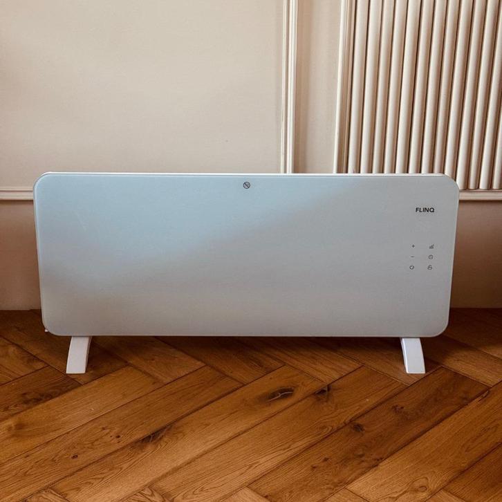 Flinq Elektrische WiFi Paneelverwarming, Huis en Inrichting, Kachels, Zo goed als nieuw, Vrijstaand, Overige soorten, Elektrisch