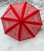 Efteling paraplu rood wit 85 cm (volwassene), Ophalen of Verzenden, Zo goed als nieuw, Rood