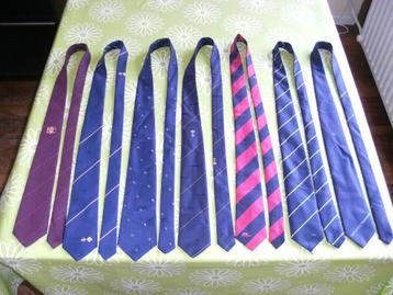 Verzameling stropdassen van bedrijven (4) beschikbaar voor biedingen