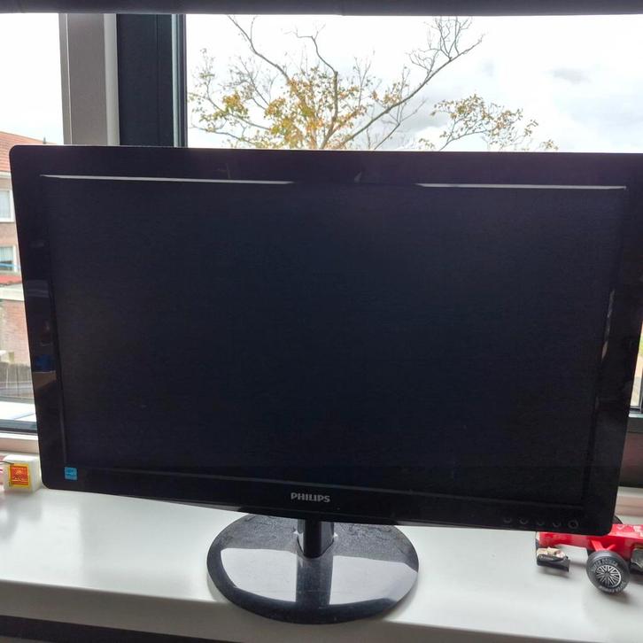 Philips Scherm - Goedkoop!, Computers en Software, Monitoren, Gebruikt, 60 Hz of minder, DVI, HDMI, VGA, LED, Full HD, 5 ms of meer