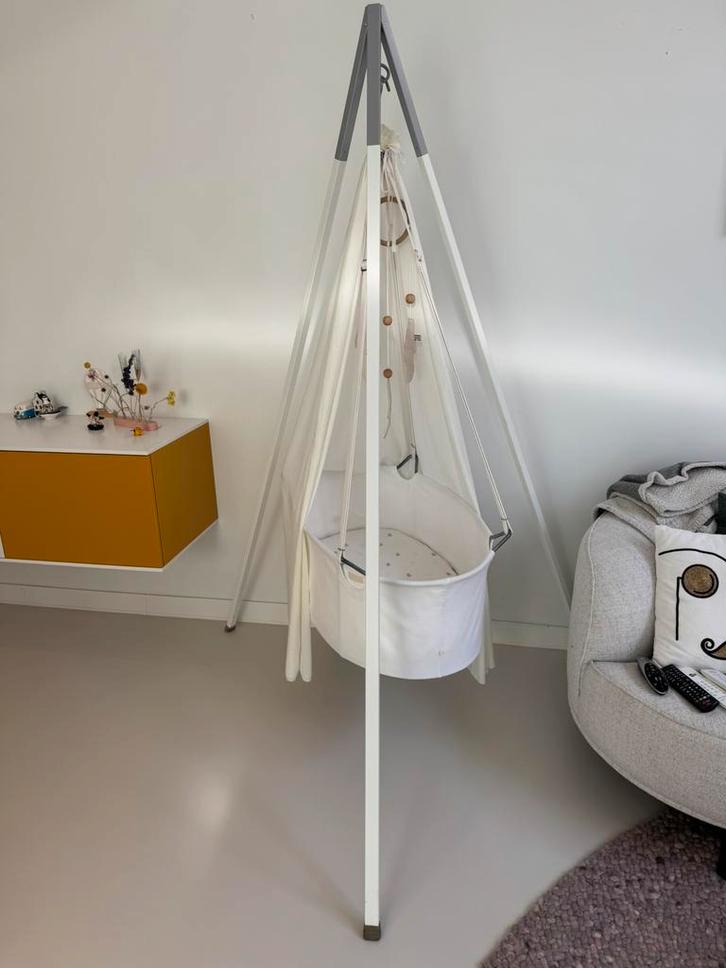Leander Hangwieg Classic met sluier, Kinderen en Baby's, Babywiegjes en Ledikanten, Gebruikt, Wieg, Ophalen