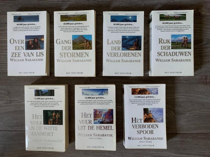 2 boekenseries van William Sarabande (Joan Kline), Boeken, Literatuur, Gelezen, Nederland, Ophalen of Verzenden