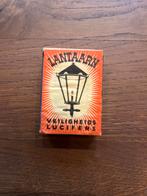 Vintage Houten Luciferdoosje met Lucifers, Ophalen of Verzenden, Nieuw, Luciferdoosjes of -merken