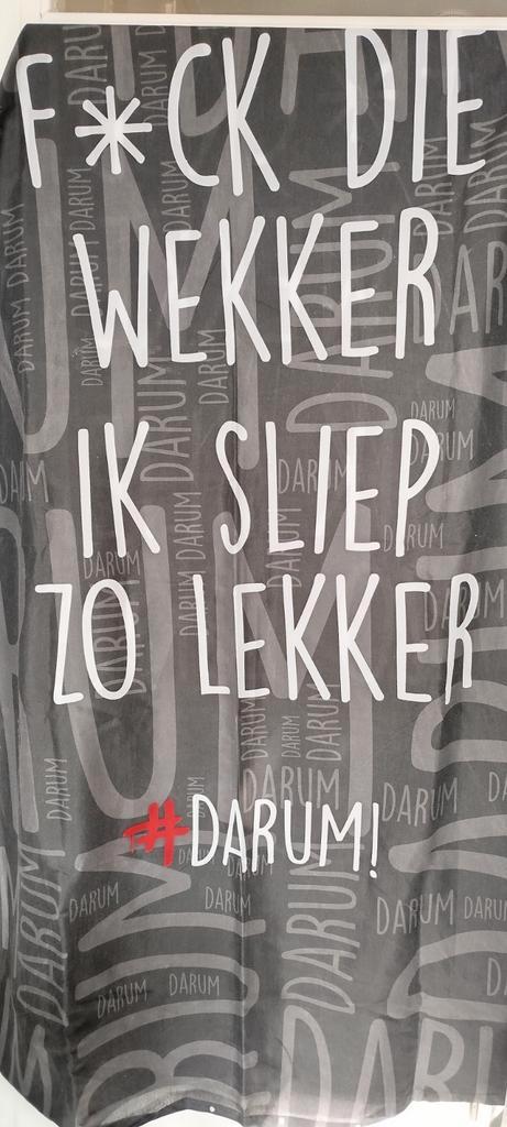 1 pers. dekbedovertrek #Darum, zwart, Huis en Inrichting, Slaapkamer | Beddengoed, Zo goed als nieuw, Dekbedovertrek, Eenpersoons