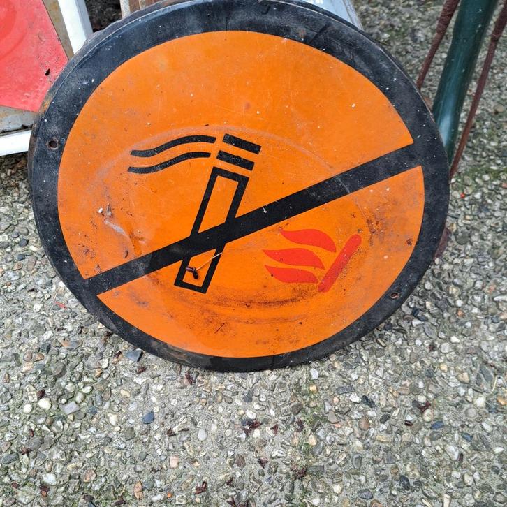 Gevaarlijk niet roken borden, Verzamelen, Overige Verzamelen, Ophalen