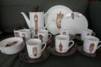 Klokkenservies Mitterteich. Compleet koffie- en gebakservies, Antiek en Kunst, Antiek | Servies compleet, Ophalen of Verzenden