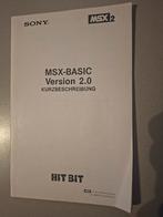 MSX-BASIC Version 2.0 Kurzbeschreibung, Computers en Software, Vintage Computers, Ophalen of Verzenden, Sony msx