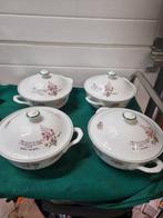 afdekschalen 4 stuks libelle porselein, Huis en Inrichting, Keuken | Servies, Ophalen of Verzenden