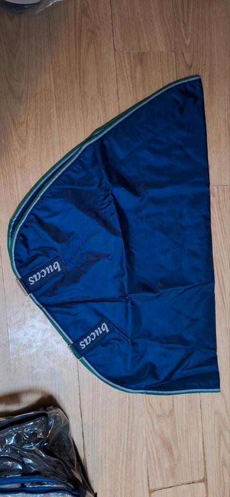 Halsstuk Bucas Smartex Combi Blauw, Dieren en Toebehoren, Paarden en Pony's | Dekens en Dekjes, Zo goed als nieuw, Ophalen of Verzenden