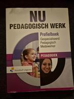 NU PEDAGOGISCH WERK, PEDAGOGIEK, profielboek,gpm, Boeken, Studieboeken en Cursussen, Ophalen of Verzenden, Gelezen, MBO, Noordhoff Uitgevers