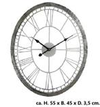 Klok industrieel model ovaal H.55, Verzenden, Nieuw, Wandklok