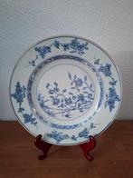 Antiek Chinees blauw- wit porseleine bord incl standaard, Antiek en Kunst, Antiek | Wandborden en Tegels, Ophalen of Verzenden
