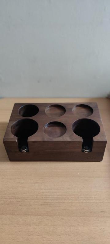 Mojae Tamping Station 58mm - Massief Walnoot - Nieuw! beschikbaar voor biedingen
