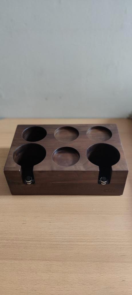 Mojae Tamping Station 58mm - Massief Walnoot - Nieuw!, Witgoed en Apparatuur, Koffiemachine-accessoires, Nieuw, Ophalen of Verzenden