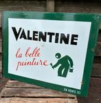 Valentine Emaille Bord - dubbelzijdig, Ophalen of Verzenden, Gebruikt, Reclamebord