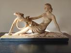Art deco, Antiek en Kunst, Kunst | Beelden en Houtsnijwerken, Ophalen