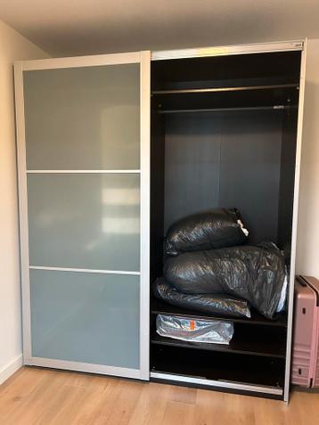 IKEA Pax Schuifdeuren Aluminium/Glas 200x236cm - afbeelding 4