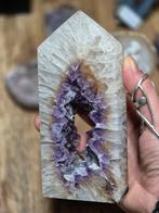 Agaat amethist toren portaal, Verzamelen, Mineralen en Fossielen, Ophalen of Verzenden