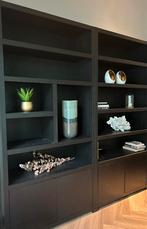 Boekenkast Diamond zen lifestyle zwart, 100 tot 150 cm, 200 cm of meer, Eikenhout, Ophalen of Verzenden