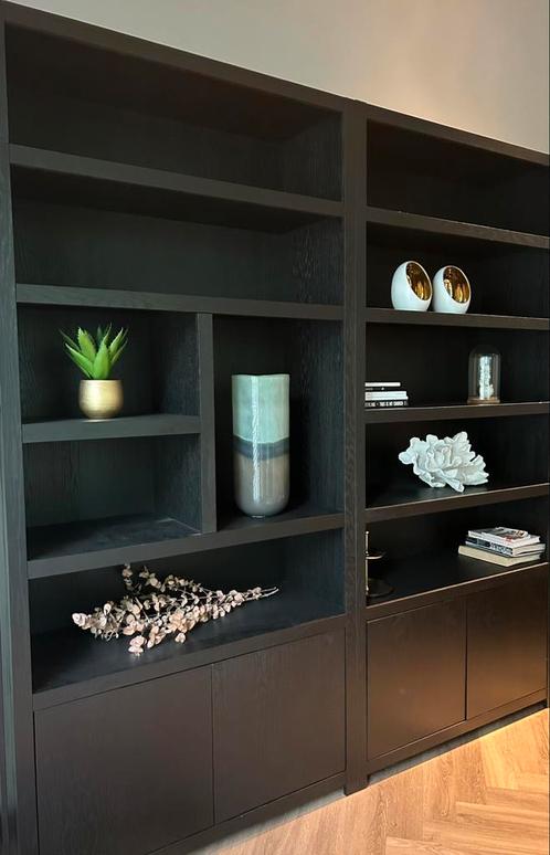 Boekenkast Diamond zen lifestyle zwart, Huis en Inrichting, Kasten | Televisiemeubels, Zo goed als nieuw, 200 cm of meer, 100 tot 150 cm