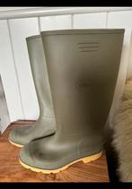 Dunlop kaplaarzen, regen laarzen in maat 39. Groen en beige., Ophalen of Verzenden, Zo goed als nieuw