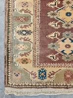 Handgeknoopt oosters wol Melas Milas tapijt 96x137cm, Persian Perzisch vintage oosters hype, Gebruikt, 100 tot 150 cm, Crème