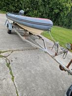 Zodiac met 30pk suzuki en trailer setprijs €1500, Ophalen, Benzine, Minder dan 70 pk, Overige materialen