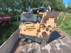 Beton asfalt zaag diesel hatz, Ophalen