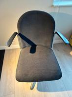 Originele Gispen bureaufauteuil, model 356 blauw corduroy, Huis en Inrichting, Bureaustoelen, Ophalen, Gebruikt, Blauw