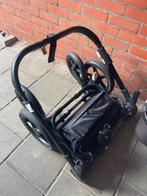Bugaboo Donkey Zwart Onderstel - Goede Banden!, Kinderen en Baby's, Kinderwagens en Combinaties, Kinderwagen, Gebruikt, Ophalen of Verzenden