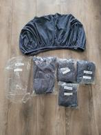 Grijze Stoelhoezen Set - Nieuw in Verpakking, Nieuw, Ophalen of Verzenden, Vijf, Zes of meer stoelen, Modern