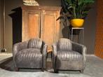Aviator Fauteuils Set !!!! Zo goed als nieuw, Industrieel Stoer, Leer, Ophalen of Verzenden, Zo goed als nieuw