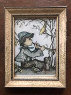 Hummel Prent met Jongen en Vogel, Ophalen of Verzenden