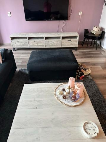 Steigerhouten Salon- & Eettafel Set beschikbaar voor biedingen