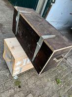 Mooie houten opbergkist voor gereedschap, Ophalen, Zo goed als nieuw