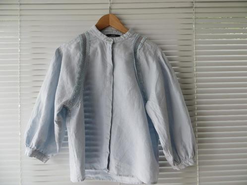 Esprit Blouse Grote Trendy Moderne Pofmouw lichtblauw Maat S, Kleding | Dames, Blouses en Tunieken, Zo goed als nieuw, Maat 36 (S)