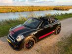 Mini 1.6 John Cooper S Works Cabrio 2015 Zwart, Auto's, Mini, Voorwielaandrijving, 15 km/l, Zwart, 4 cilinders