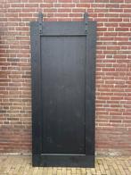 Zwarte houten roldeur, Doe-het-zelf en Verbouw, Ophalen, Binnendeur, Zo goed als nieuw, Hout