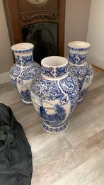 3 vazen vaas delfs blauw, Antiek en Kunst, Ophalen of Verzenden