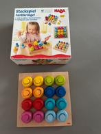 Haba houten steekspel kleurenringen, Kinderen en Baby's, Speelgoed | Educatief en Creatief, Ophalen of Verzenden