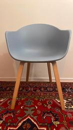 2 dezelfde stoelen (lichtblauw en donkergroen), Huis en Inrichting, Stoelen, Ophalen, Zo goed als nieuw, Blauw, Twee