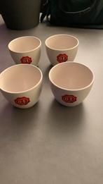 4 thee -Cappuccino mokken Douwe Egberts. Ongebruikt ,Mosa, Nieuw, Ophalen of Verzenden, Overige stijlen, Kop(pen) en/of Schotel(s)
