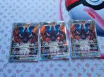 3x lucario vstar promo, Ophalen of Verzenden, Zo goed als nieuw, Meerdere kaarten