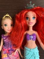 Disney prinsessen Ariël & Rapunzel Barbie poppen, Fashion Doll, Ophalen of Verzenden, Zo goed als nieuw