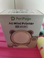 PeriPage A6 Mini Printer + Papier - Nieuw, Computers en Software, Pocketprinters, Ophalen of Verzenden, Nieuw, PeriPage